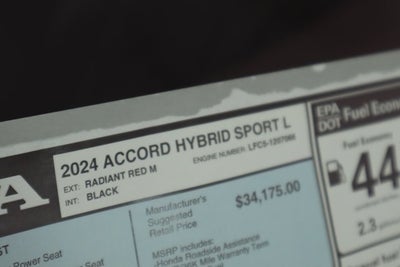2024 Honda Accord Hybrid 4D Sedan Sport-L