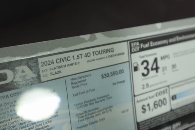 2024 Honda Civic Sedan 1.5T 4D TOURING